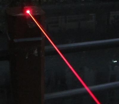 laser orange on feet